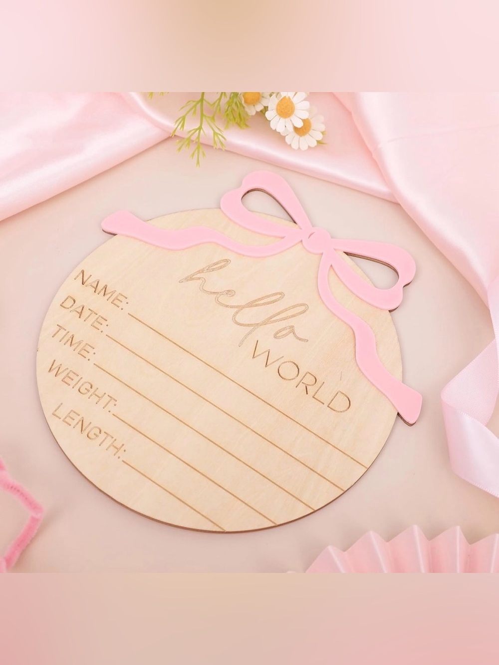 Baby Announcement Sign